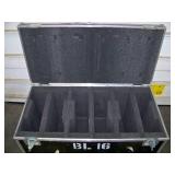 Large, Rolling Hard-Sided, Heavy-Duty Stackable Shipping / Road Case with Casters
