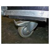 Large, Rolling Hard-Sided, Heavy-Duty Stackable Shipping / Road Case with Casters