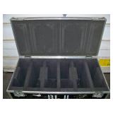Large, Rolling Hard-Sided, Heavy-Duty Stackable Shipping / Road Case with Casters
