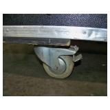 Large, Rolling Hard-Sided, Heavy-Duty Stackable Shipping / Road Case with Casters