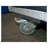Large, Rolling Hard-Sided, Heavy-Duty Stackable Shipping / Road Case with Casters
