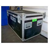 Large, Rolling Hard-Sided, Heavy-Duty Stackable Shipping / Road Case with Casters