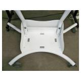 Large Rolling TV / Monitor Stand on Lockable Casters