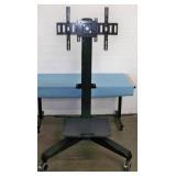 Ergotron Neo-Flex Heavy-Duty Rolling TV Cart / Stand with Height Adjustable Shelf and Rotating TV Mount