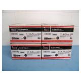 (4) Phase Technologies CI-6.2s VIII QM Round 6.5" Two-Way Switchable Flush Mount In-Ceiling Speakers / Loudspeakers - NO Grilles or Mounting Rings - NEW IN BOX