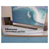 Hisense AX700 5.1.4 Ch Soundbar with Wireless Subwoofer - in Original Box