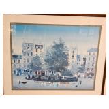 Le Square  Framed Print by Michel Delacroix