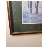 La Chasse dHiver  Framed Print by Michel Delacroix