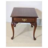 Mahogany Queen Anne Formal Side Table