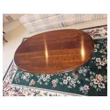 Mahogany Queen Anne Formal Cocktail Table