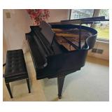 Kimball Ebony Baby Grand Piano