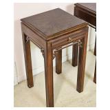 Drexel Chinese Chippendale Mahogany Nightstands