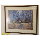 Ride in Autumn  Framed Print by Thelma Leansey Butler