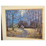 Ride in Autumn  Framed Print by Thelma Leansey Butler