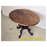 Antique Oak East Lake Parlor Table