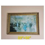 An Elegant Soiree  Victor Gabriel in Elegant Guilt Frame
