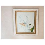 Koi Oil Painting Original Artist Signed Sheng