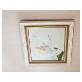 Koi Oil Painting Original Artist Signed Sheng