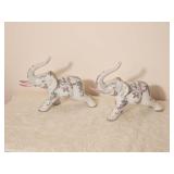 Elegant Chinoiserie Porcelain Figures Pair