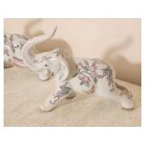 Elegant Chinoiserie Porcelain Figures Pair