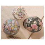 Collection of Chinoiserie Lidded Jars