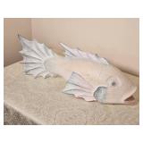 Charming Wooden Tropical Fish Figure