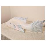 Charming Wooden Tropical Fish Figure