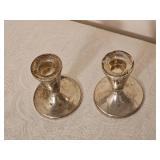 Duchin Creations Weighted Sterling Candle Sticks