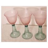 Vintage Pfaltzgraff Garden Party Goblets