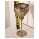 Vintage Silverplate & Brass Goblets