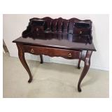 Bombay Company Mahogany Writing Desk & Stool