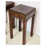 Drexel Chinese Chippendale Mahogany Nightstands
