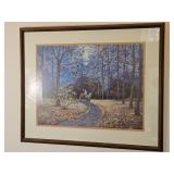 Ride in Autumn  Framed Print by Thelma Leansey Butler