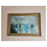An Elegant Soiree  Victor Gabriel in Elegant Guilt Frame