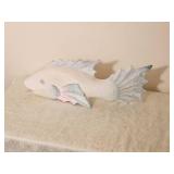 Charming Wooden Tropical Fish Figure