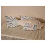 Charming Wooden Tropical Fish Figure
