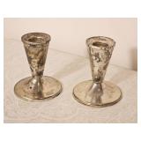 Duchin Creations Weighted Sterling Candle Sticks