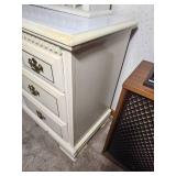 Basset Furniture American Contemporary Mirrored Vanity Dresser