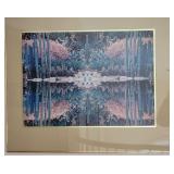 Desert Cactus Mirrored Reflective Framed Print