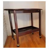 Brass Hardware Butler Tray Bar Cart
