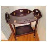 Brass Hardware Butler Tray Bar Cart