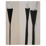 Primitive Tall Iron Candelabra