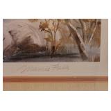 Folk Art Print Evening Services of Long Ago by Artist Mamie Falk ~ 346/580
