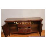 Bassett Cherry French Provincial Sideboard
