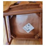 Canadian Elm Round Pedestal Dining Table Set with 4 Chairs