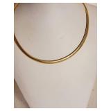 14K Yellow Gold Omega Necklace ~ 30g