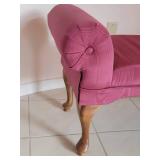 Queen Ann Upholstered Entry Bench