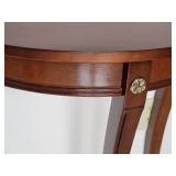 Foyer Demilune Table and Mirror