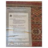 100% Wool Red Bokhara Area Rug Runner ~ 2.2 x 8.19