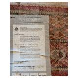100% Wool Red Bokhara Area Rug Runner ~ 2.2 x 8.19